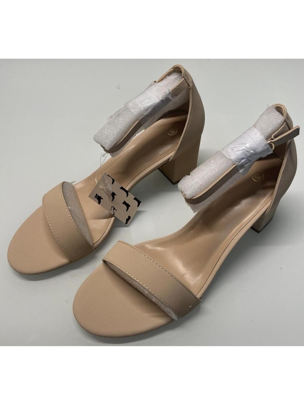 MySoft Women's High Heels Open Toe Straps 2.5” Heels Size 10 women’s - new!!